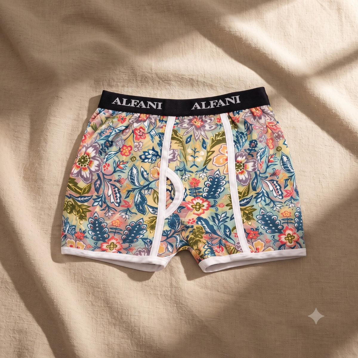 Men’s Soft Cotton Floral Boxer
